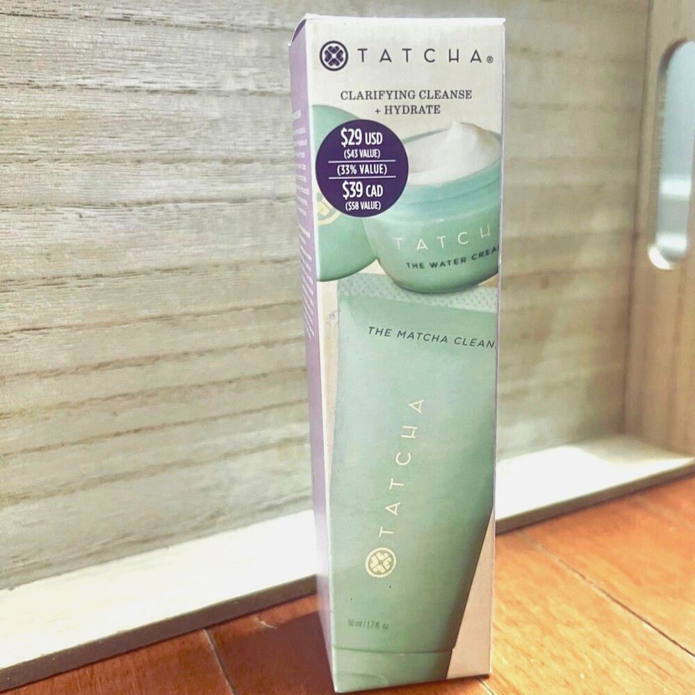 Tatcha Clarifying Cleanse + Hydrate Set  — The Matcha Cleanse + The Water Cream - Picture 5 of 5